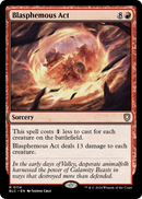 Blasphemous Act (BLC-114) [Bloomburrow Commander]