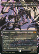 Skithiryx, the Blight Dragon (Halo Foil) (MUL-147) (Showcase) (Borderless) [Multiverse Legends] Foil