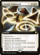 Austere Command (Extended Art) (CMR-618) [Commander Legends]