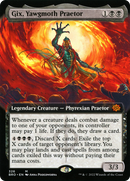 Gix, Yawgmoth Praetor (Extended Art) (BRO-326) [The Brothers' War] Foil