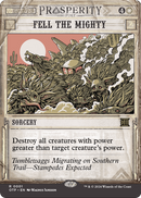Fell the Mighty (OTP-001) (Showcase) (Borderless) [Breaking News] Foil