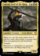 Sauron, Lord of the Rings (LTC-004) [Tales of Middle-earth Commander] Foil