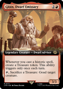 Gloin, Dwarf Emissary (Extended Art) (Surge Foil) (LTR-771) [The Lord of the Rings: Tales of Middle-earth] Foil