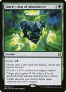 Inscription of Abundance (ZNR-186) [Zendikar Rising] Foil