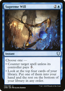 Supreme Will (CMR-102) [Commander Legends] Foil