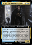 Grima, Saruman's Footman (Extended Art) (LTC-140) [Tales of Middle-earth Commander]