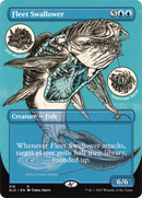 Fleet Swallower (SLD-316) (Borderless) [Secret Lair Drop] Etched Foil
