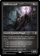 Vindictive Lich (Foil Etched) (CMM-525) [Commander Masters] Foil