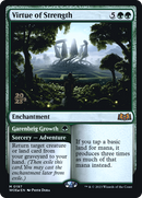 Virtue of Strength (PRE-197) [Wilds of Eldraine Promos] Foil