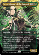 Savra, Queen of the Golgari (Anime Borderless) (RVR-440) [Ravnica Remastered] Foil
