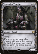 Welcoming Vampire (Showcase) (VOW-287) [Innistrad: Crimson Vow] Foil