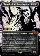 Sheoldred, Whispering One (Serial Numbered) (MUL-146) (Showcase) (Borderless) [Multiverse Legends] Foil