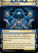 Strategic Planning (STA-020) (Showcase) (Borderless) [Strixhaven Mystical Archive] Etched Foil