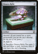 Orazca Relic (AFC-213) [Forgotten Realms Commander]