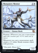 Monastery Mentor (PRE-028) [March of the Machine Promos] Foil