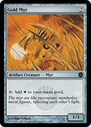 Gold Myr (TD2-006) [Duel Decks: Mirrodin Pure vs. New Phyrexia]