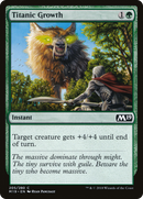 Titanic Growth (M19-205) [Core Set 2019] Foil