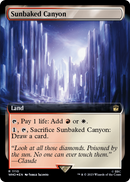 Sunbaked Canyon (Extended Art) (Surge Foil) (WHO-1110) [Doctor Who] Foil