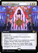 Kayla's Command (Extended Art) (BRO-302) [The Brothers' War] Foil