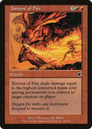 Torrent of Fire (SCG-107) [Scourge] Foil