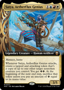 Satya, Aetherflux Genius (Extended Art) (M3C-031) [Modern Horizons 3 Commander]