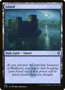 Island (CLB-455) [Commander Legends: Battle for Baldur's Gate] Foil