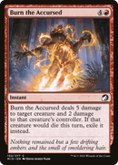 Burn the Accursed (MID-132) [Innistrad: Midnight Hunt] Foil