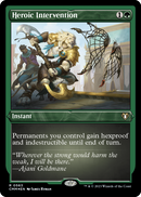 Heroic Intervention (Foil Etched) (CMM-563) [Commander Masters] Foil