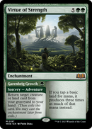 Virtue of Strength (WOE-197) [Wilds of Eldraine] Foil