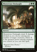 Monstrous Onslaught (CMR-244) [Commander Legends] Foil