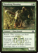 Thrashing Mossdog (DGM-050) [Dragon's Maze] Foil