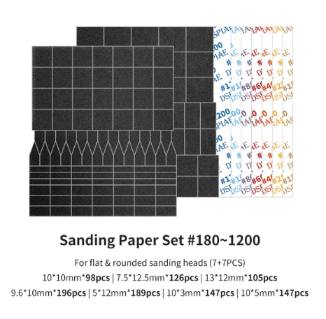 DSPIAE: MSP-ES Sanding Paper for Reciprocating Sanding Tool (180-1200)