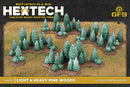 Battletech Terrain: Winter - Light and Heavy Woods