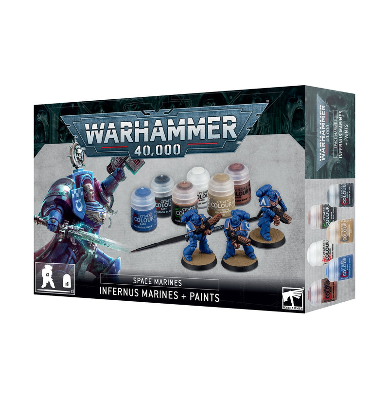 Warhammer 40K: Infernus Marines + Paint Set