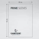 GAMEGENIC: Prime Double Sleeving Clear / Black (2x100)