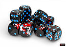 Chessex Dice: Dark Side Blue 12D6