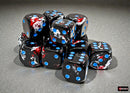 Chessex Dice: Dark Side Blue 12D6