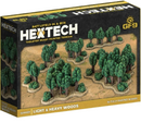 Battletech Terrain: HEXTECH Summer: Light & Heavy Woods