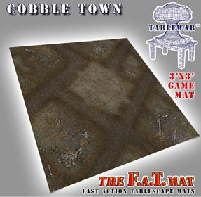 F.A.T. Mats: 'Cobbletown' 3x3 Gaming Mat