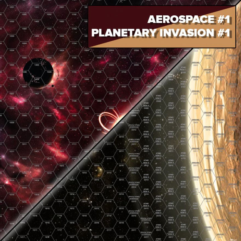 Battletech: Neoprene Battle Mat - Aerospace  (Aerospace 1 / Planetary Invasion 1)