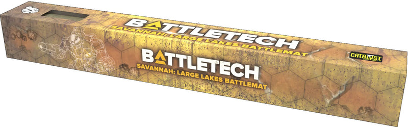 Battletech: Neoprene Battle Mat - Savannah Large Lakes [Q2 2025]