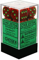 Chessex Dice: Strawberry 12d6