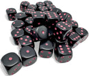 Chessex Dice: Opaque Black/Pink 36D6
