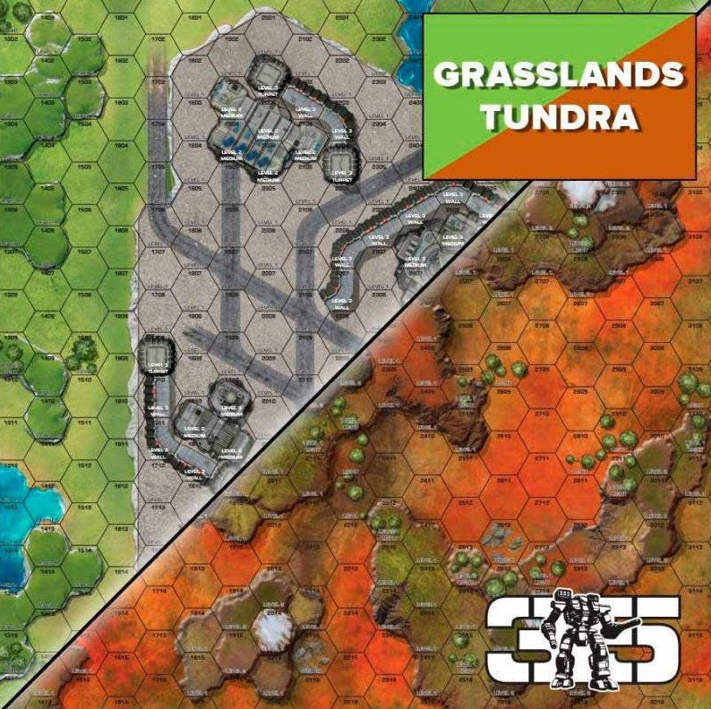 Battletech: Neoprene Battle Mat - Grasslands / Tundra [Q1 2025]