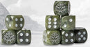 Conquest: W'adrhun Dark Green Marbled Dice