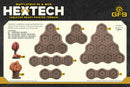 Battletech Terrain: HEXTECH Autumn: Light & Heavy Woods