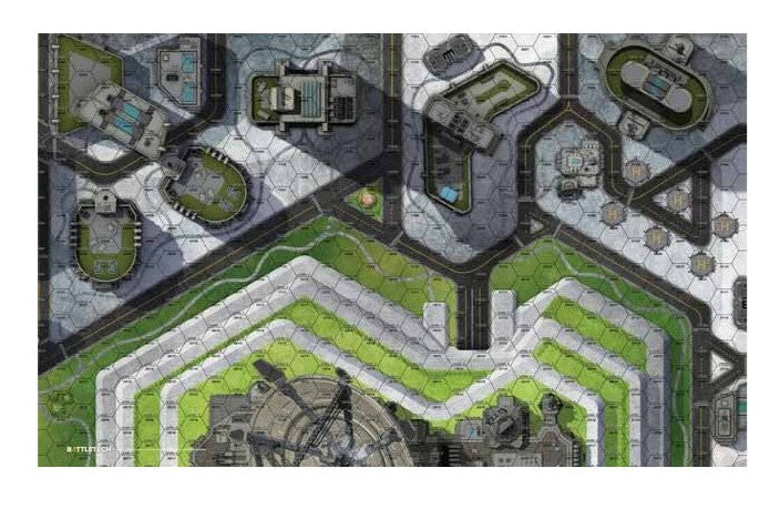 Battletech: Neoprene Battle Mat - City HPG Heliport [Q4 2025]