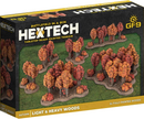 Battletech Terrain: HEXTECH Autumn: Light & Heavy Woods