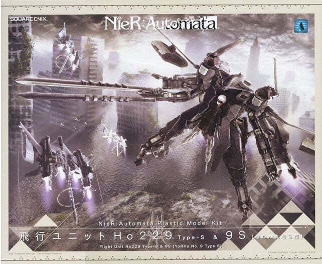 Nier Automata: Flight Unit Ho229 Type-S & 9S (YoRHa No.9 Type S) Model Kit