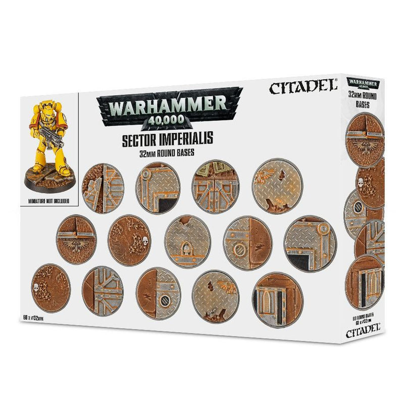 40K: Sector Imperialis Bases - 32mm Round